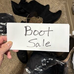 BOOT SALE! IF THEY ARE NOT MARKED I HAVEN’T GOT TO THEM OR MISSED THEM. OFFER!